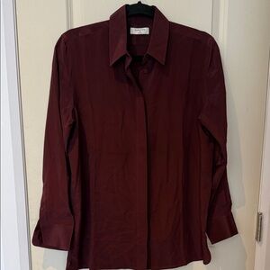 Babaton Castings Silk Button-Up Shirt
